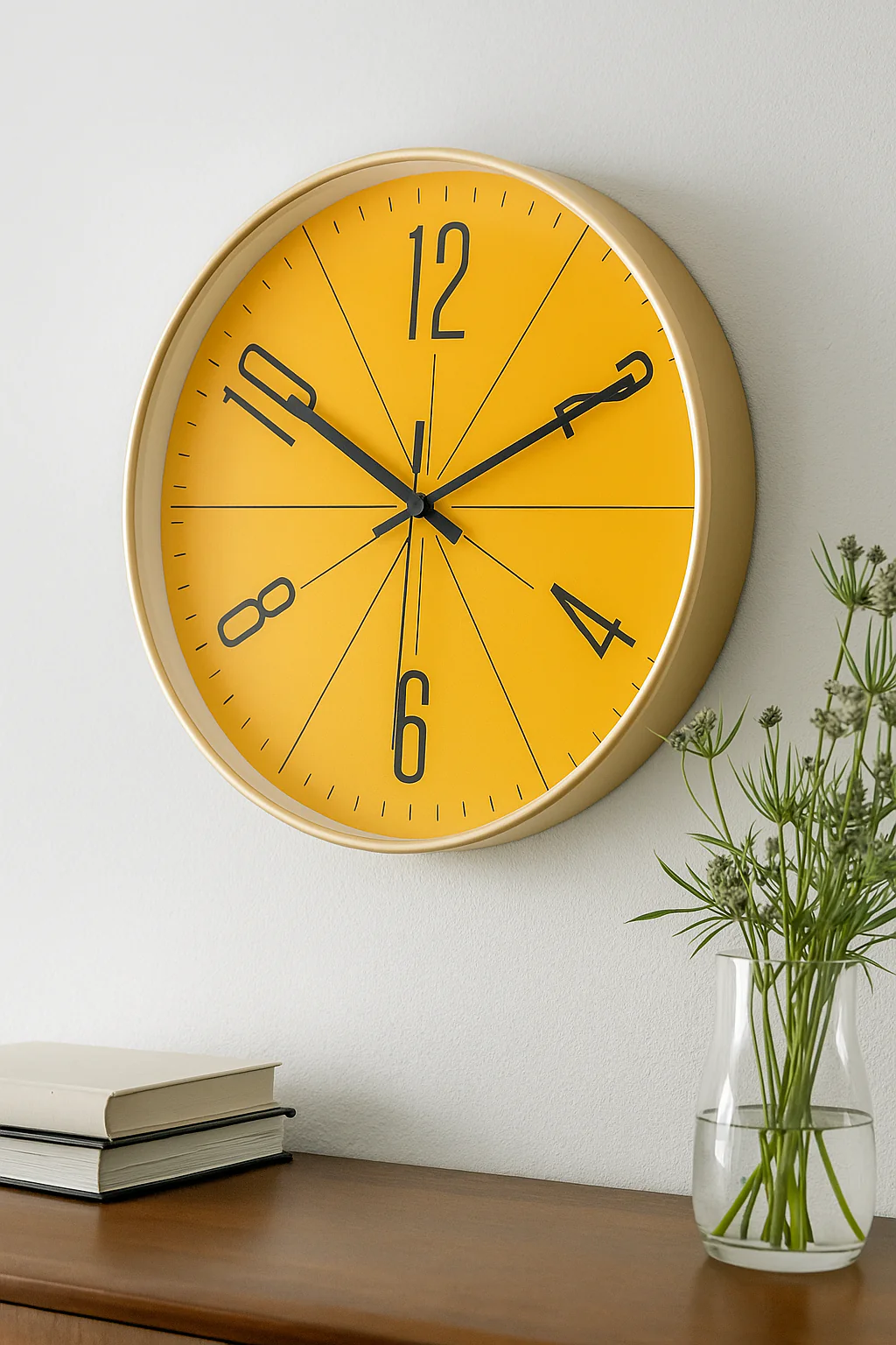 Minimalist Nordic Wall Clock